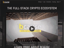 Tablet Screenshot of bcause.com